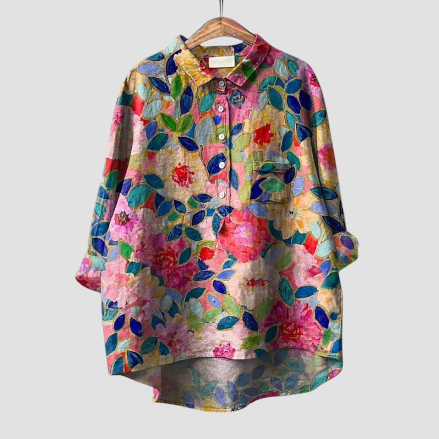 ZÉLIA™ | Elegant and Comfortable Floral Shirt