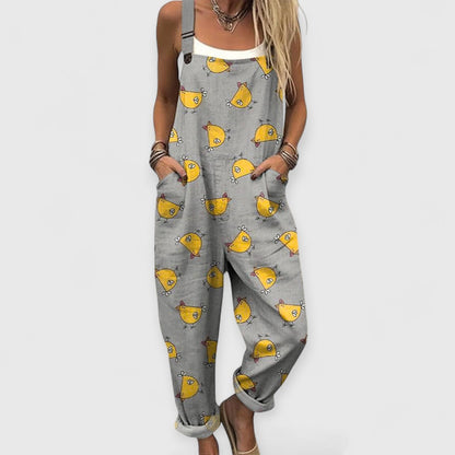 Althea | Women's Vintage Wide-Leg Jumpsuit