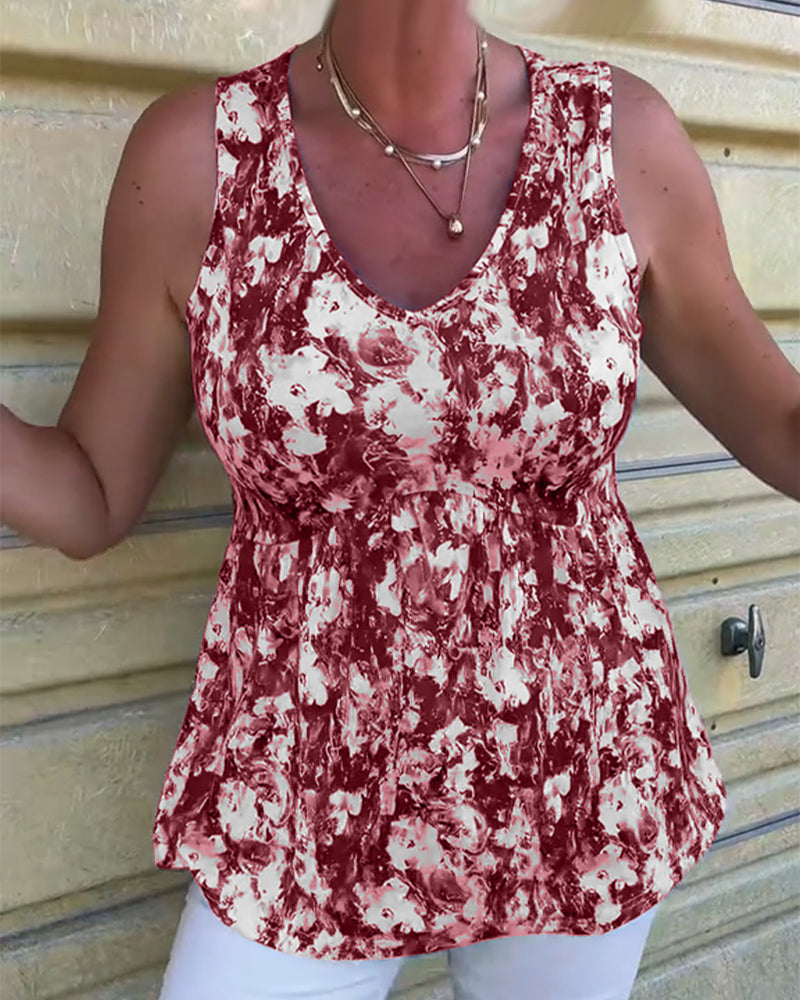 Linne™ | Sleeveless Top with Sexy Pattern