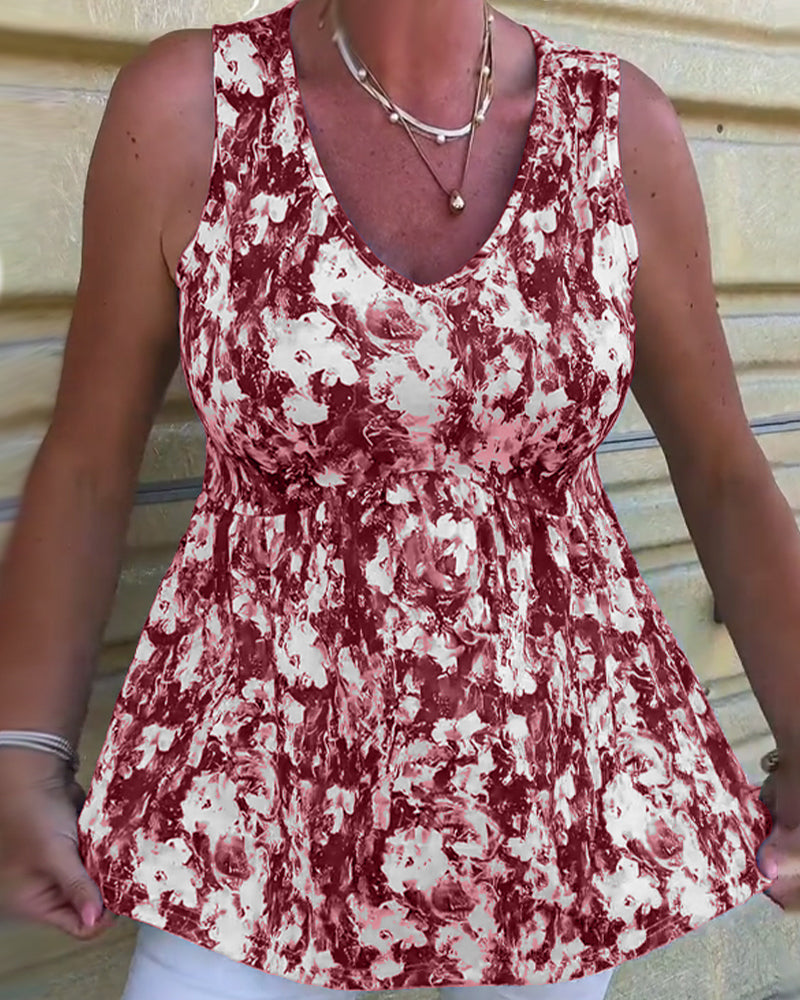 Linne™ | Sleeveless Top with Sexy Pattern