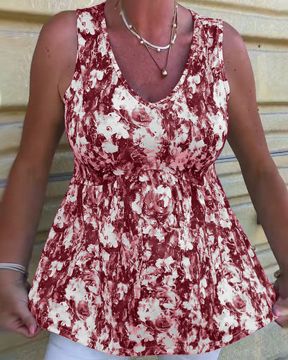 Linne™ | Sleeveless Top with Sexy Pattern