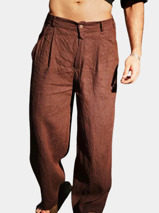 DARIO™ | Wide-Leg Linen Pants