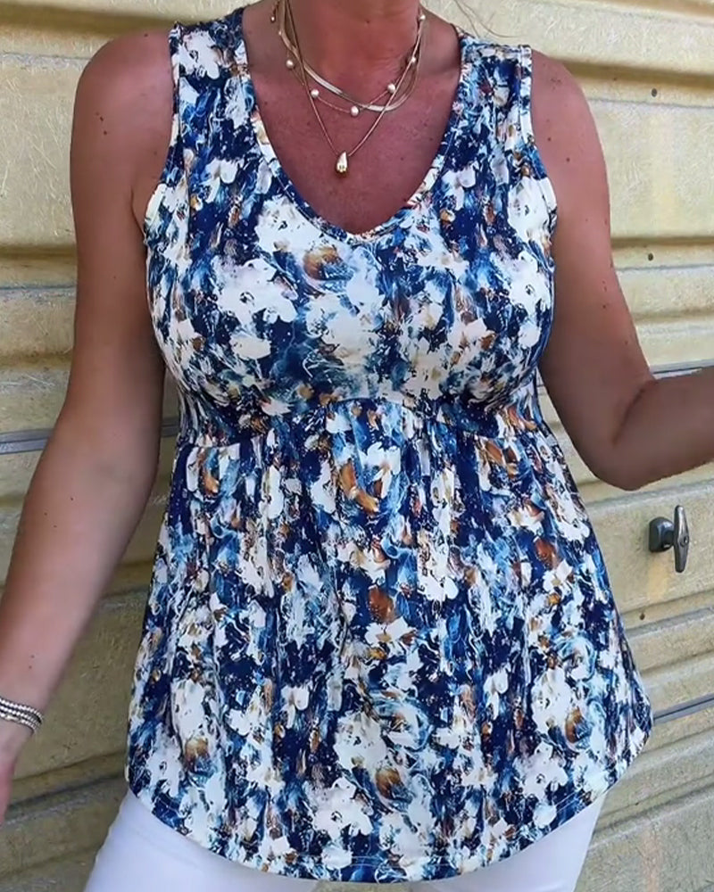 Linne™ | Sleeveless Top with Sexy Pattern