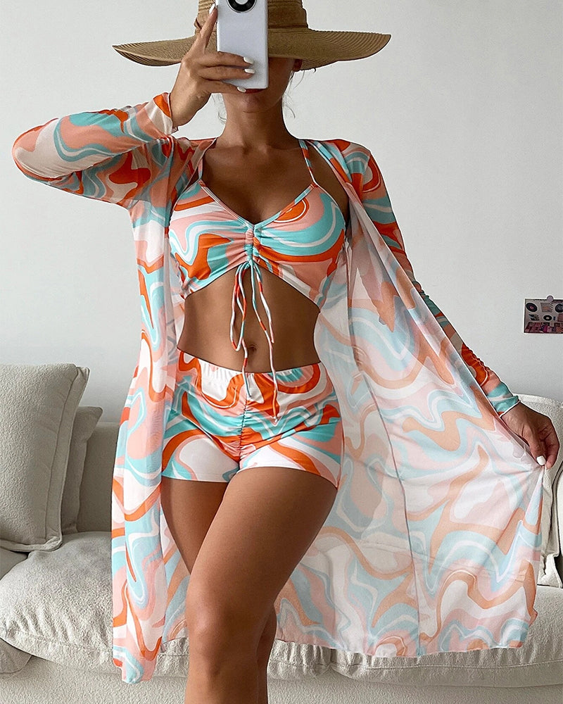 Marble® | 3-Piece Printed Bikini Set