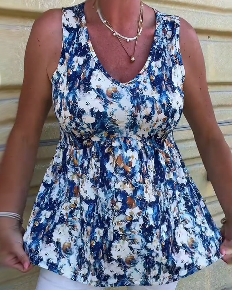 Linne™ | Sleeveless Top with Sexy Pattern