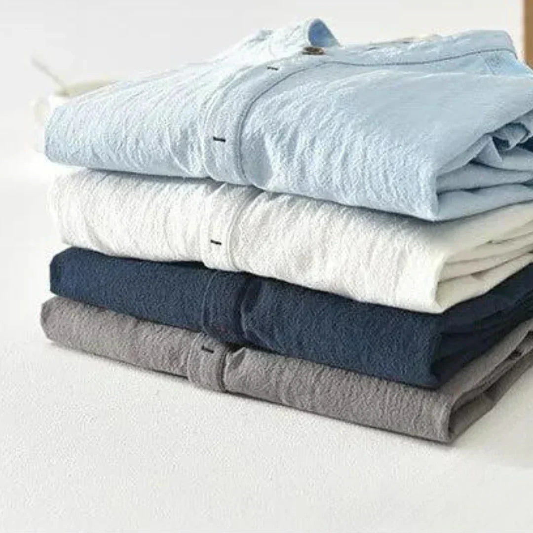 HeritageFit™ | Summer Linen Shirt – Premium Men’s Style