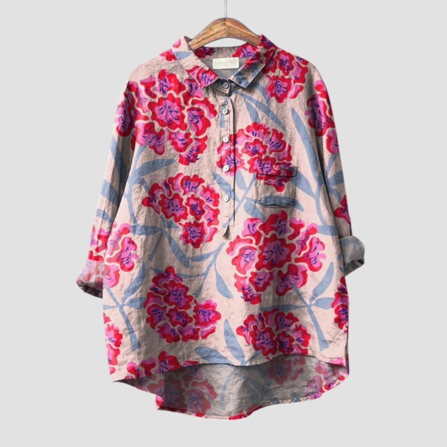 Renata™ | Women's Oversized Floral Shirt