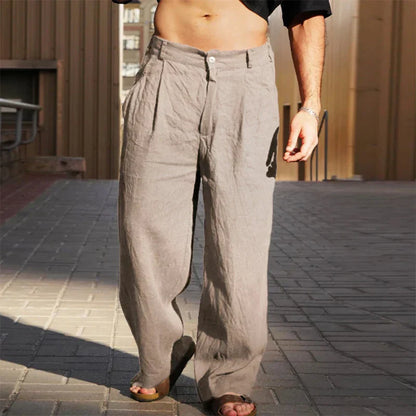 DARIO™ | Wide-Leg Linen Pants