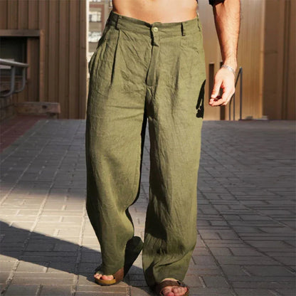 DARIO™ | Wide-Leg Linen Pants