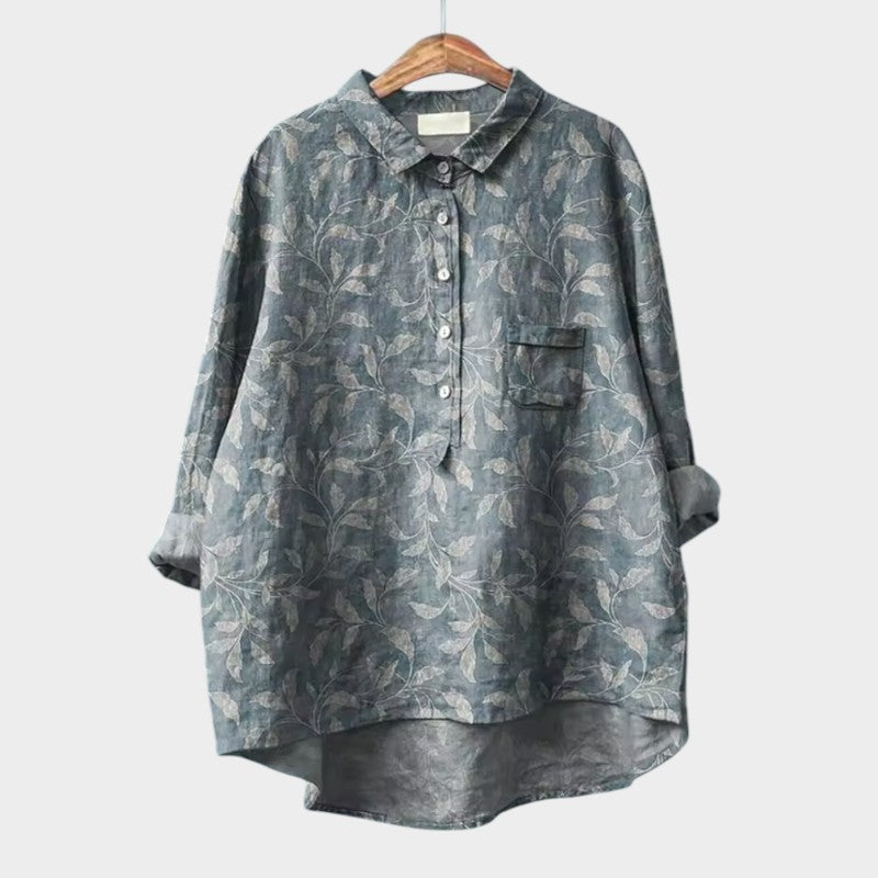SOFIA™ | Oversized Floral Blouse for Comfort