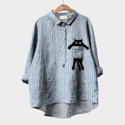 ELISABETTA™ | Oversized Floral Blouse with Comfort