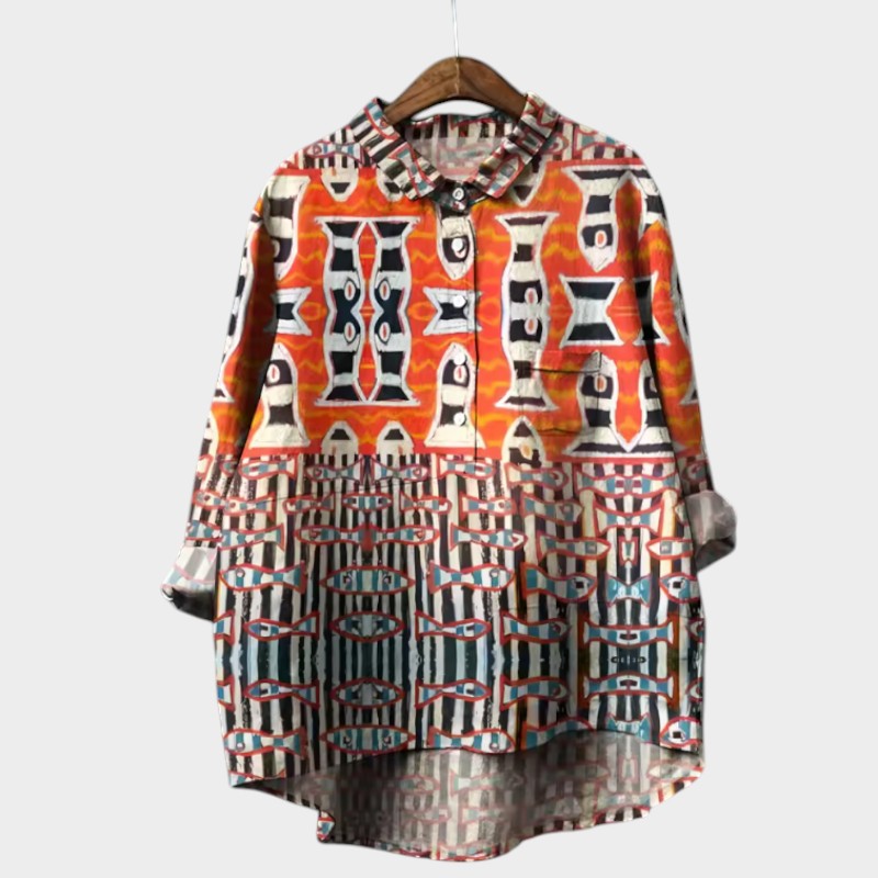 VIOLETTA™  | Oversized Floral Blouse