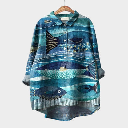 VIOLETTA™  | Oversized Floral Blouse