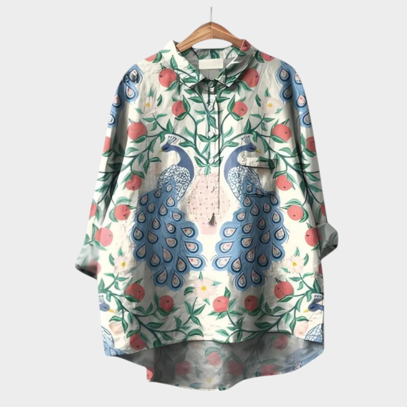 VIOLETTA™  | Oversized Floral Blouse