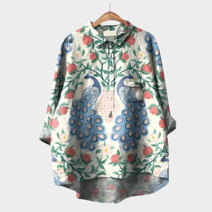 VIOLETTA™  | Oversized Floral Blouse