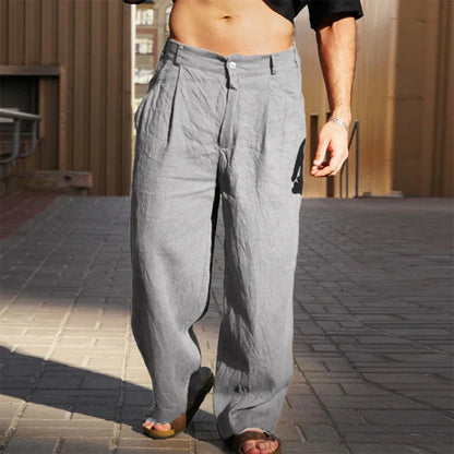DARIO™ | Wide-Leg Linen Pants