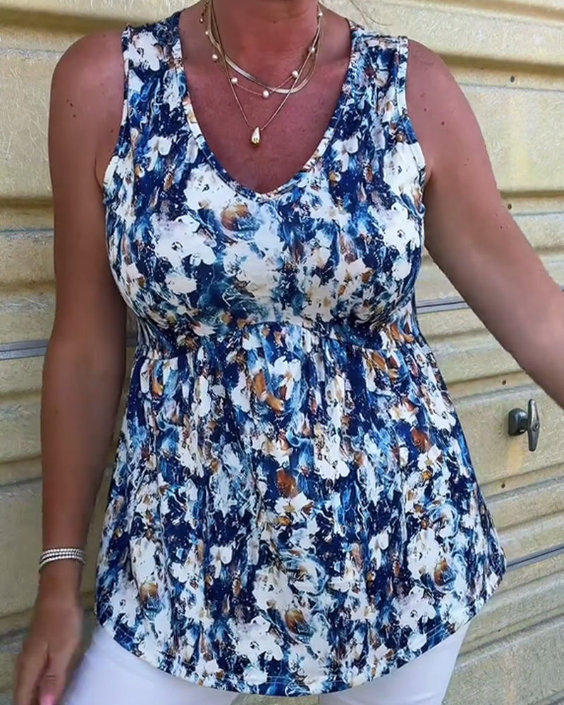 Linne™ | Sleeveless Top with Sexy Pattern