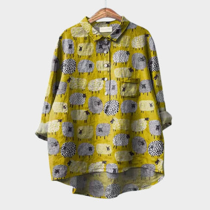 VIOLETTA™  | Oversized Floral Blouse